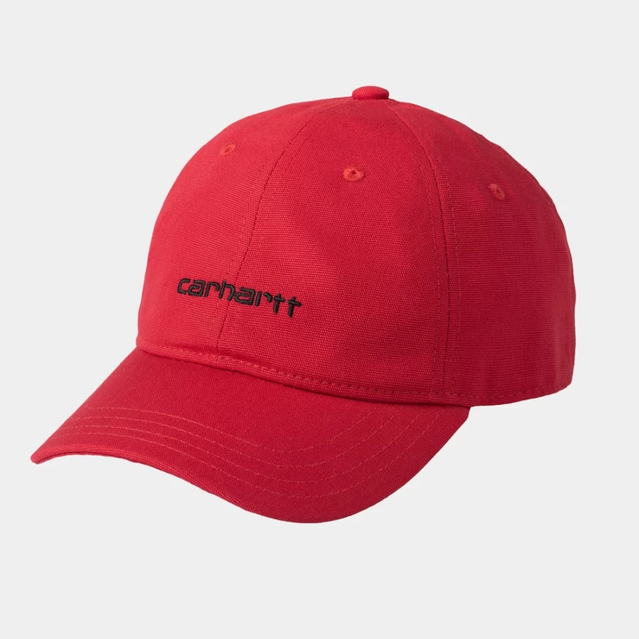 Carhartt WIP Canvas Script Cap - Rocket/Black Adjustable Dad Hat