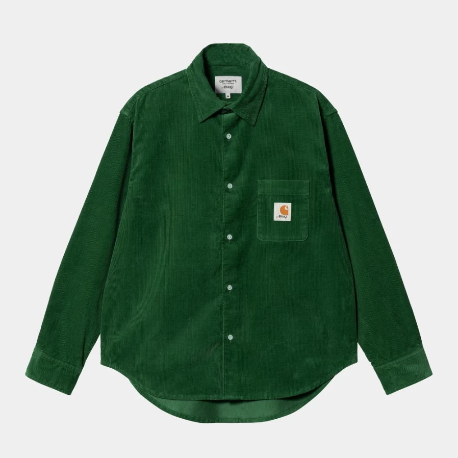 Carhartt WIP Men's Awake NY Dark Green Shirt
