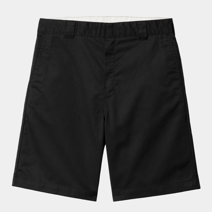 Carhartt WIP Men's Craft Shorts in Black - Durable Workwear Shorts for Men