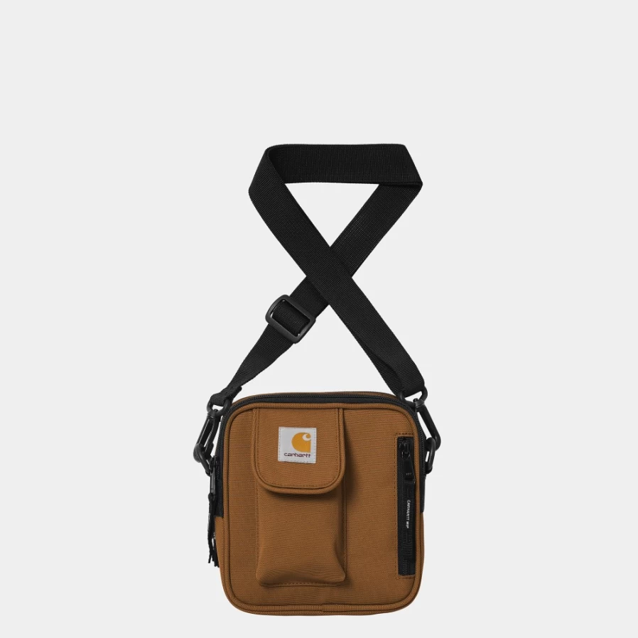 Carhartt WIP Essentials Small Bag in Deep H Brown - Durable Crossbody or Shoulder Bag for Men & Women