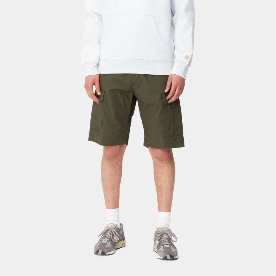 Carhartt WIP Men's Aviation Short in Cypress Green - Durable Workwear & Casual Style