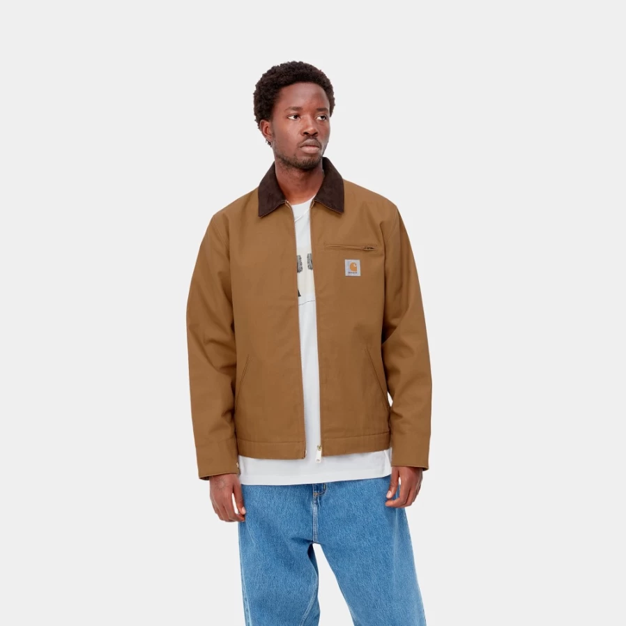 Carhartt WIP Men's Detroit Jacket in Hamilton Brown / Tobacco - Winter Workwear