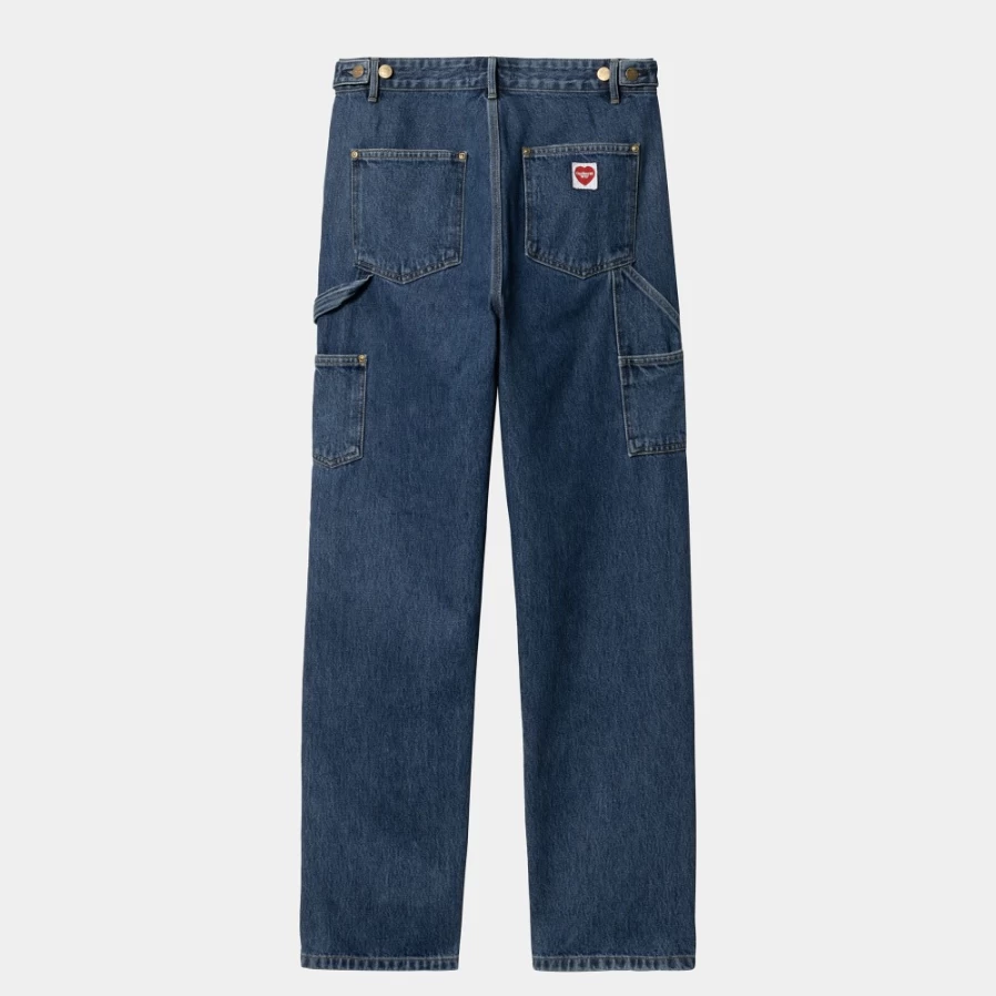 Carhartt WIP Women's Nash DK Pant in Blue - Durable Workwear Trousers