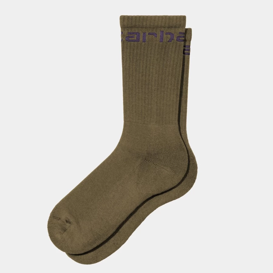 Carhartt WIP Highland/Cassis Socks - Durable Workwear Socks for Men & Women