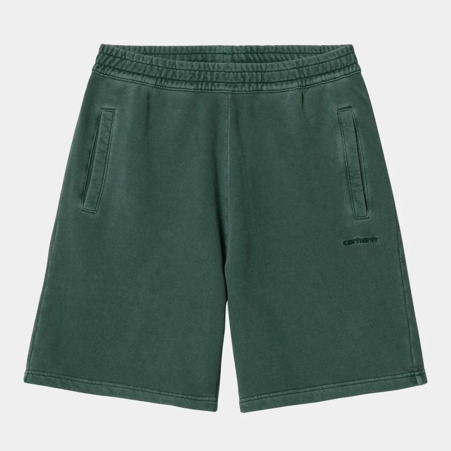 Carhartt WIP Men's Duster Sweat Shorts in Discovery Green