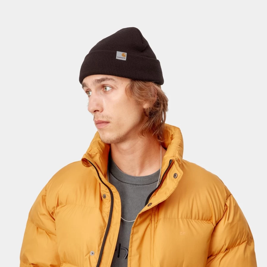 Carhartt WIP Stratus Hat Low - Dark Umber Beanie for Men & Women