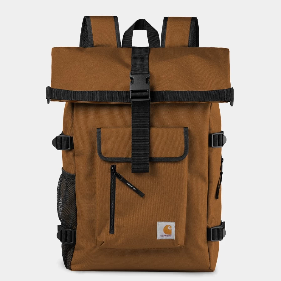 Carhartt WIP Philis Backpack - Deep H Brown Durable Everyday Backpack