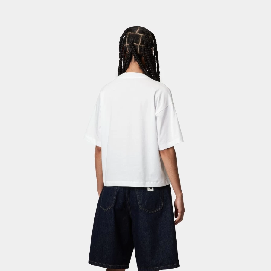 Carhartt WIP Women's White Short Sleeve Chester T-Shirt