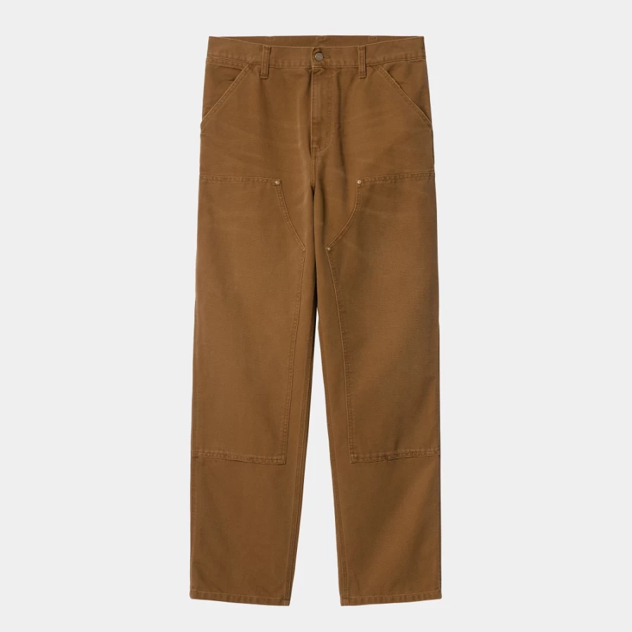 Carhartt WIP Men's Deep H Brown Double Knee Work Pants