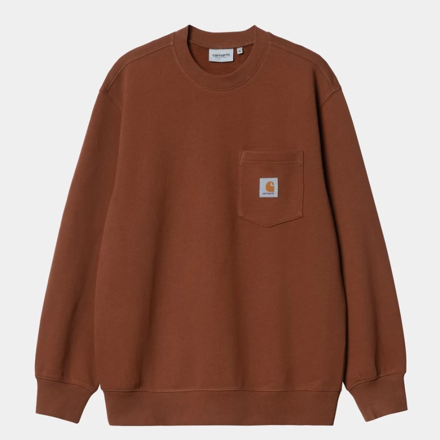 Carhartt WIP Men's Beaver Pocket Sweatshirt | Lightweight Casual Pullover