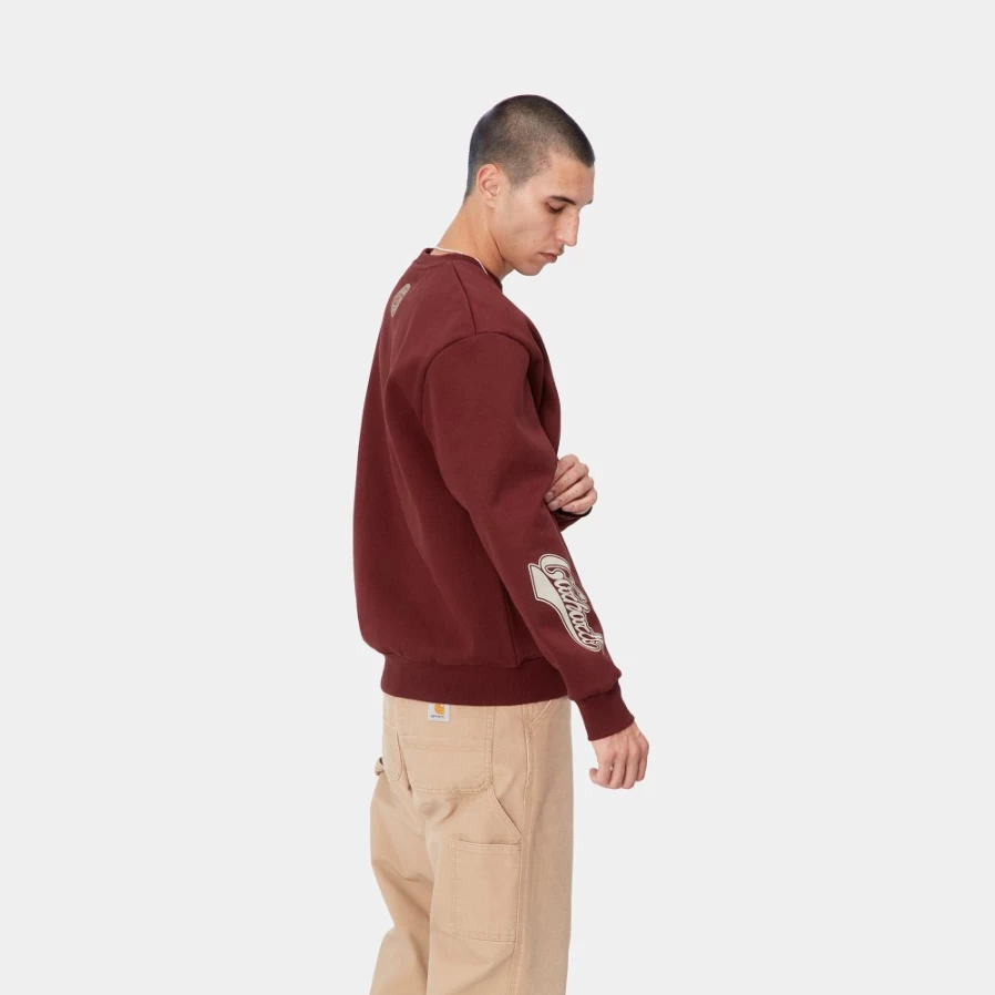 Carhartt WIP Men's Multi World Sweatshirt in Corvina - Premium Pullover Hoodie