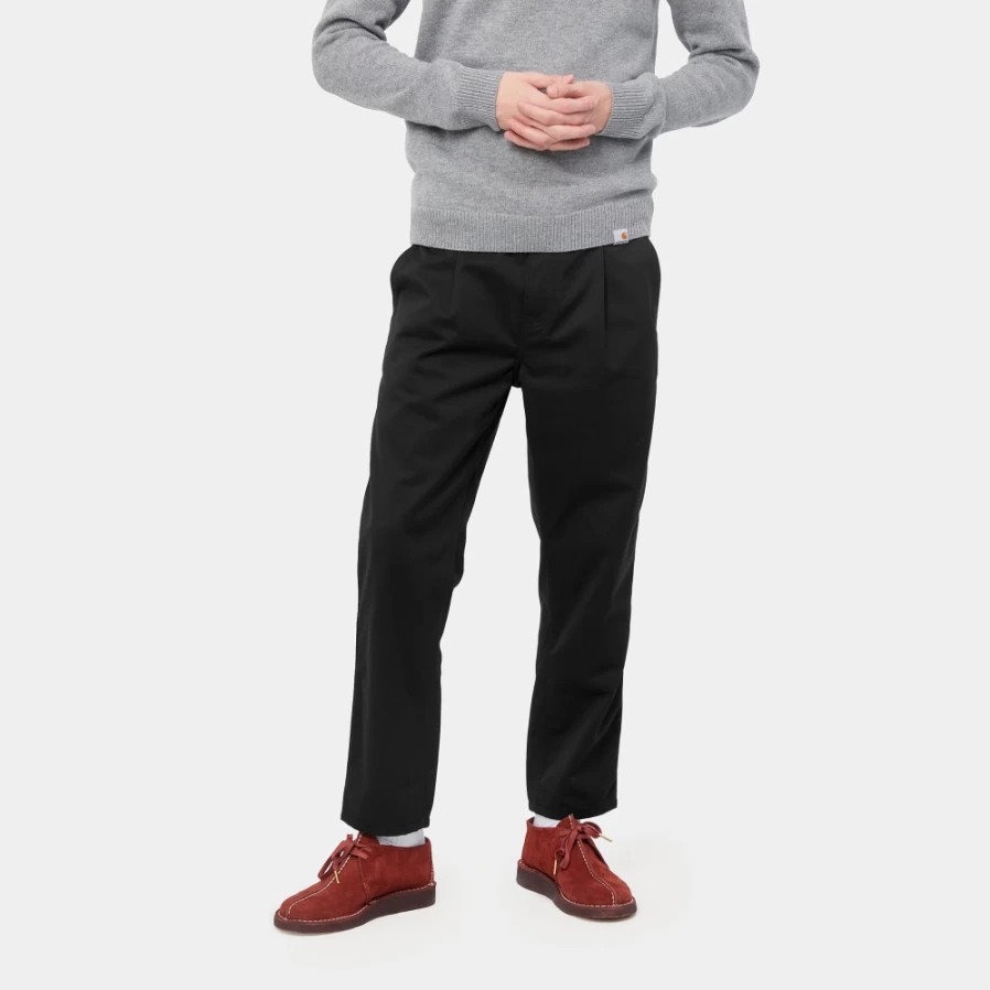 Carhartt WIP Abbott Pant for Men in Black - Durable Workwear Trousers