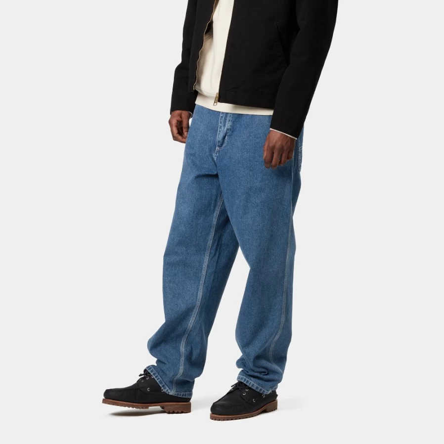 Carhartt WIP Men's Blue Simple Pant - Classic Comfort Fit Casual Trousers