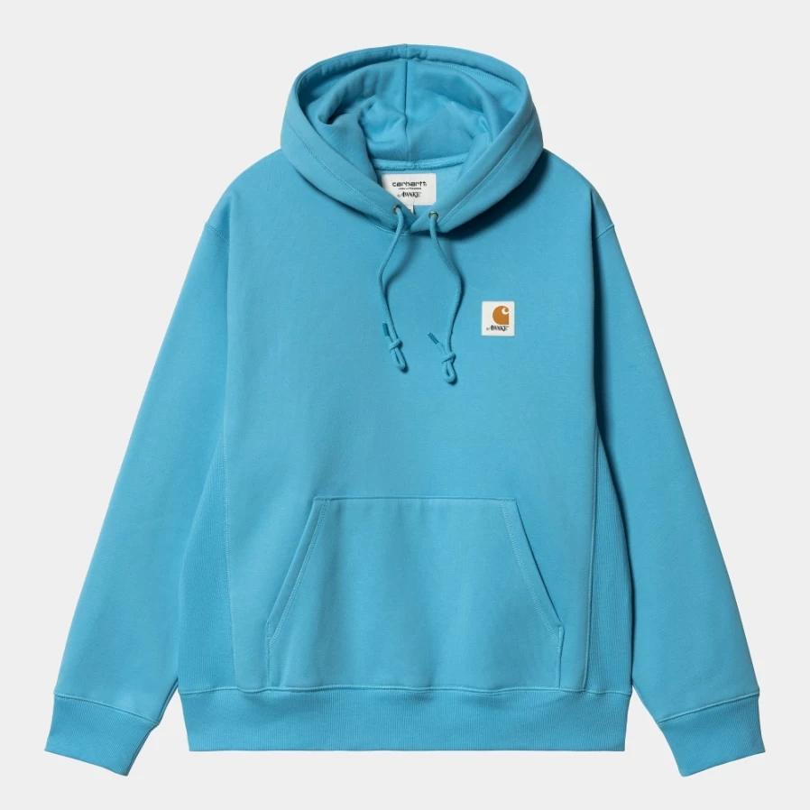 Carhartt WIP Men's Awake Ny Blue Hooded Sweatshirt