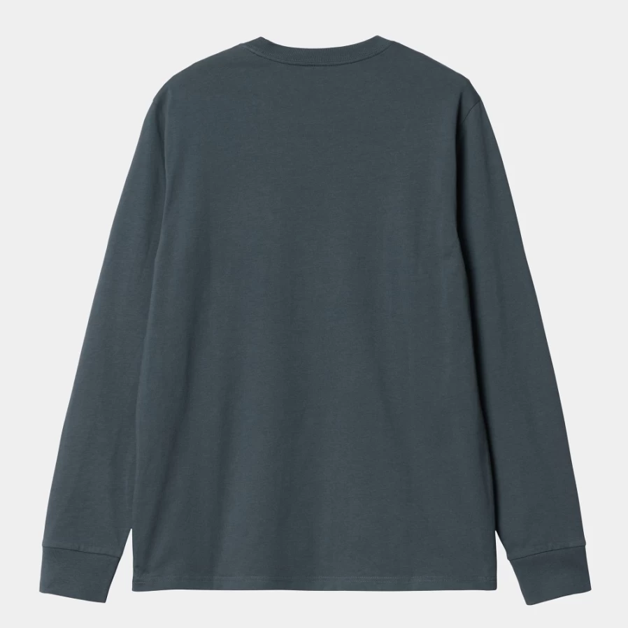 Carhartt WIP Men's Long Sleeve Pocket T-Shirt in Ore Color