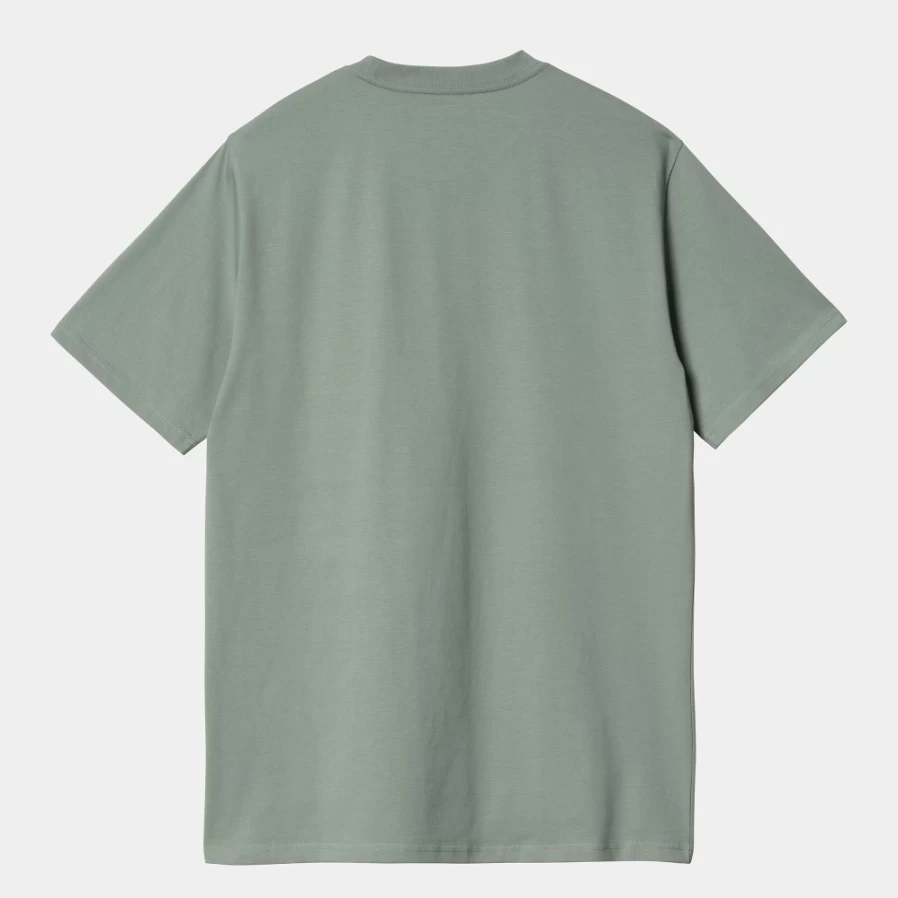 Carhartt WIP Men's Glassy Teal Short Sleeve Pocket T-Shirt