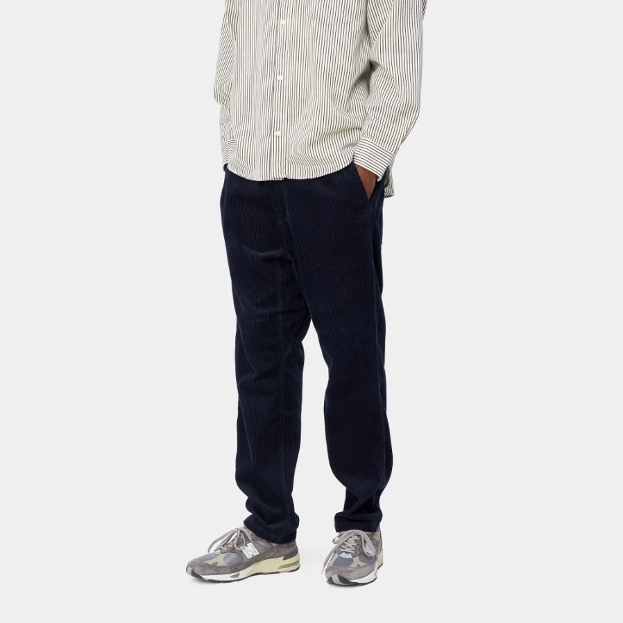 Carhartt WIP Men's Flint Pant in Dark Navy - Durable Workwear Trousers