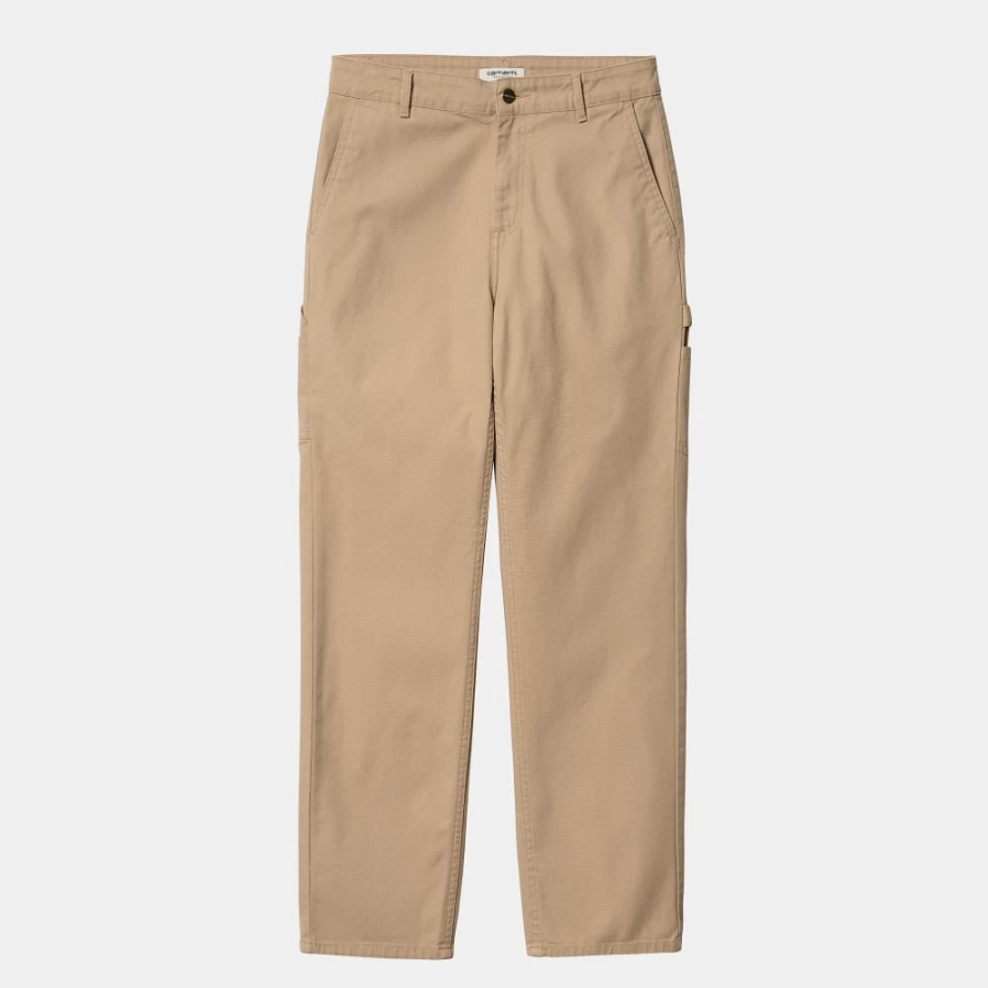 Carhartt WIP Women's Pierce Straight Leg Pant in Dusty H Brown
