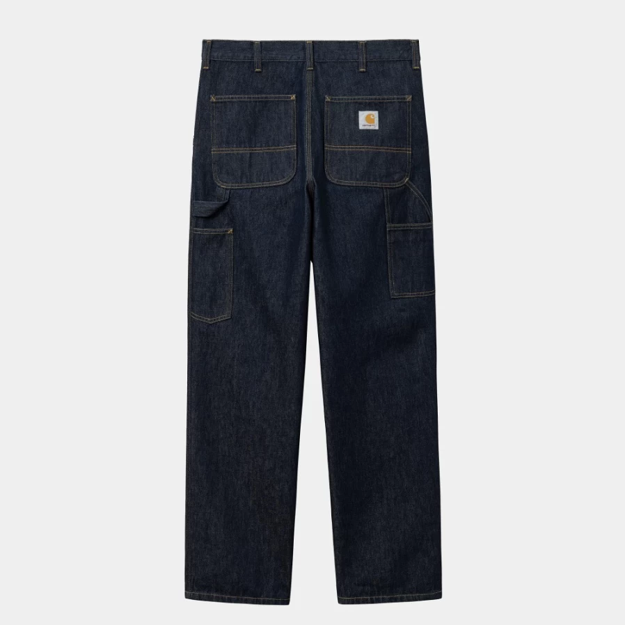 Carhartt WIP Men's Single Knee Work Pants in Blue - Durable Utility Pants for Men
