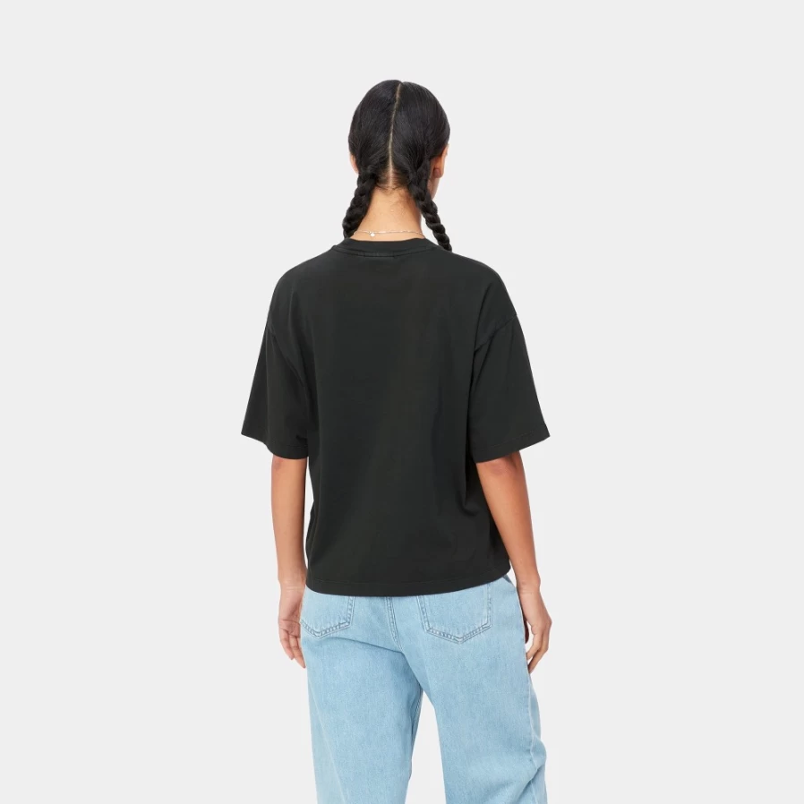 Carhartt WIP Women's Nelson Short Sleeve T-Shirt in Black