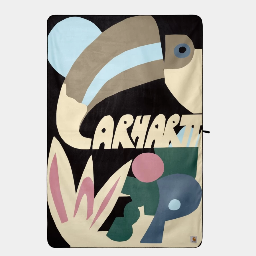 Carhartt WIP Tamas Packable Towel - Lightweight, Quick-Dry & Compact, Multicolor Travel Towel for Beach, Camping & Gym