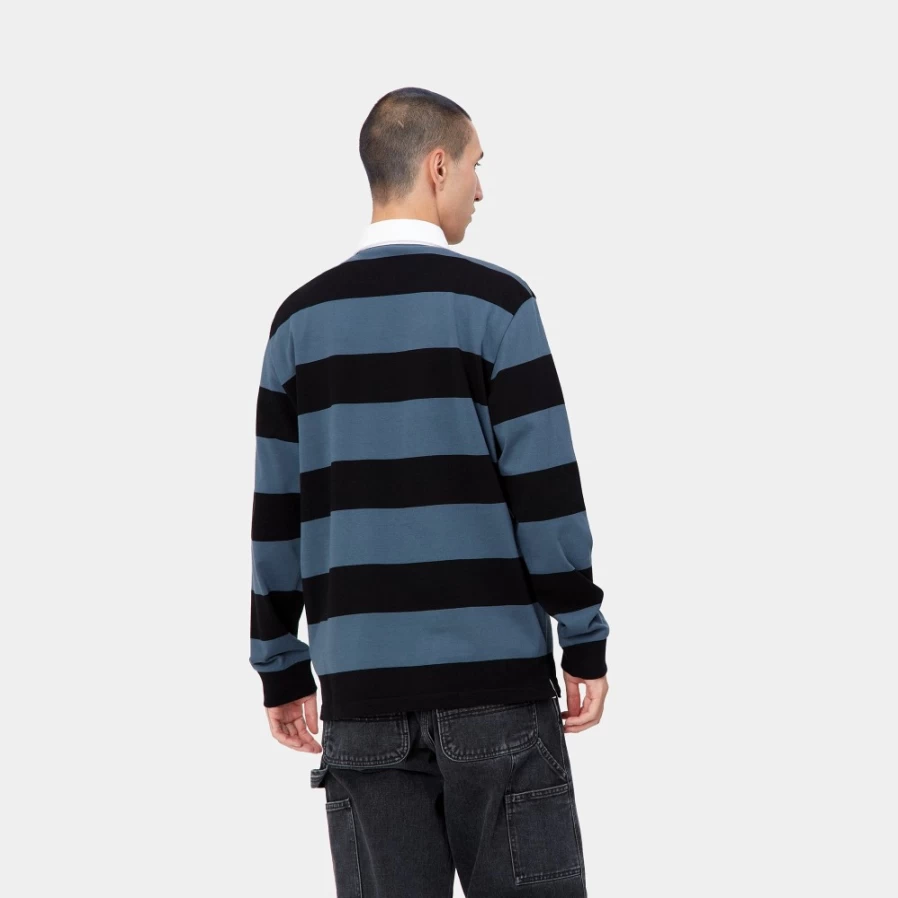 Carhartt WIP Men's Jagger Stripe Long Sleeve Rugby Shirt