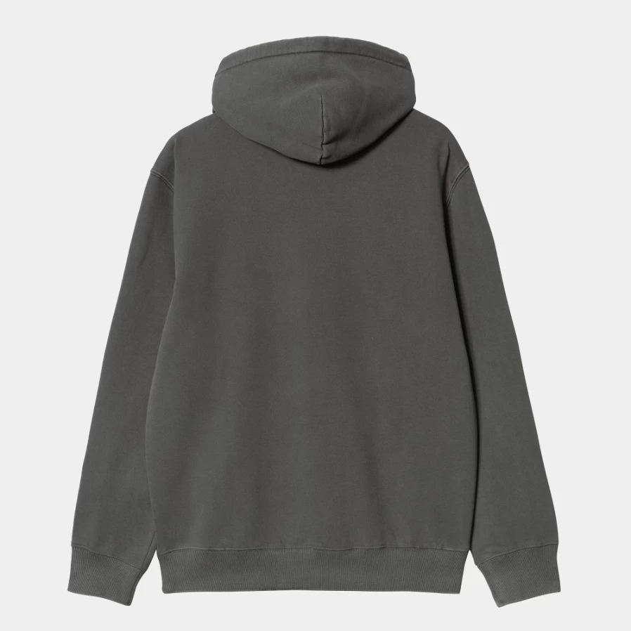 Carhartt WIP Men's Black Hooded Duster Sweatshirt