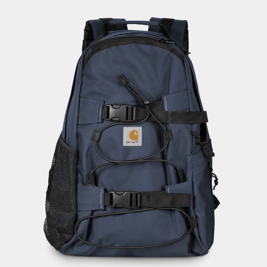 Carhartt WIP Kickflip Backpack - Durable Blue Daypack for Skateboarding & Daily Use