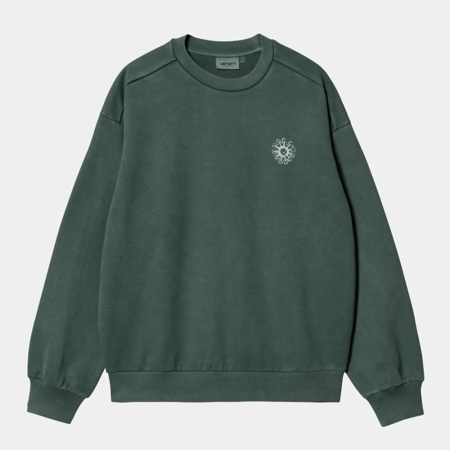 Carhartt WIP Men's Splash Sweat Shirt in Discovery Green