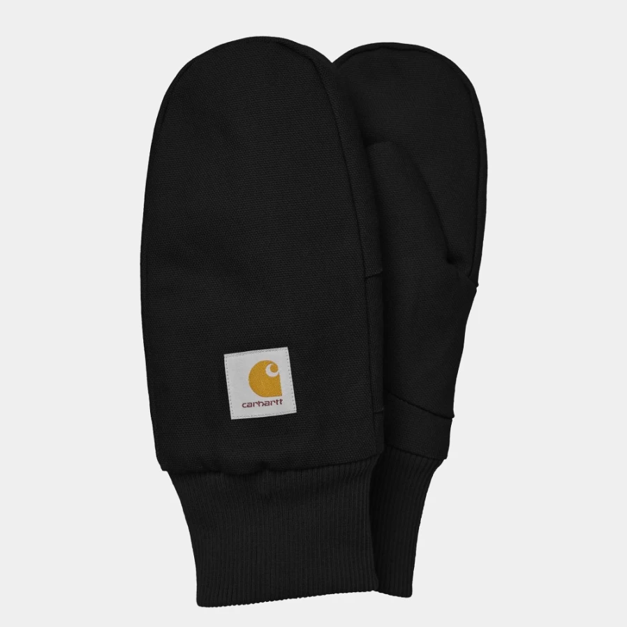 Carhartt WIP Carston Mitten - Black Winter Gloves for Men & Women