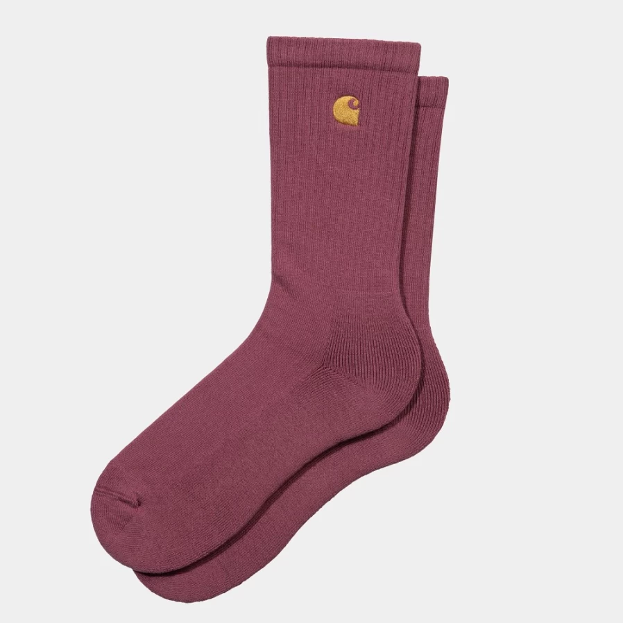 Carhartt WIP Chase Socks in Punch & Gold Color - Comfortable & Durable Athletic Socks