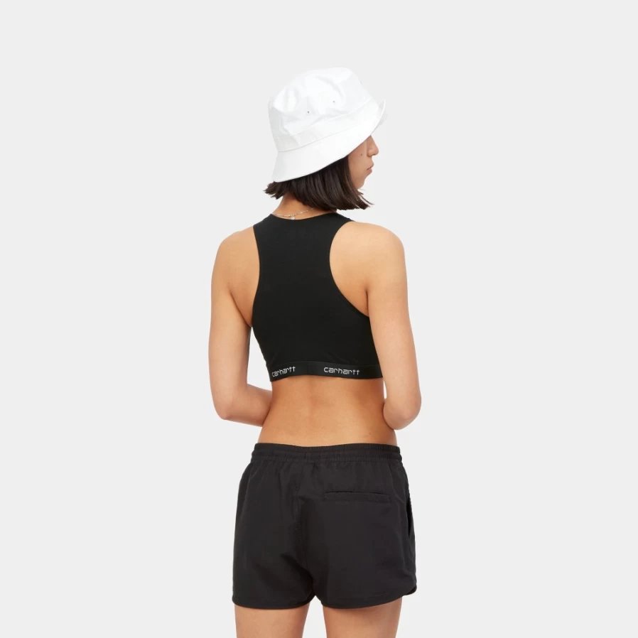 Carhartt WIP Women's Script Racer Tank Top in Black