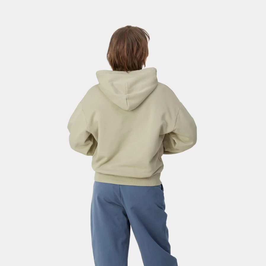 Carhartt WIP Women's Casey Hooded Sweatshirt in Agave/Silver