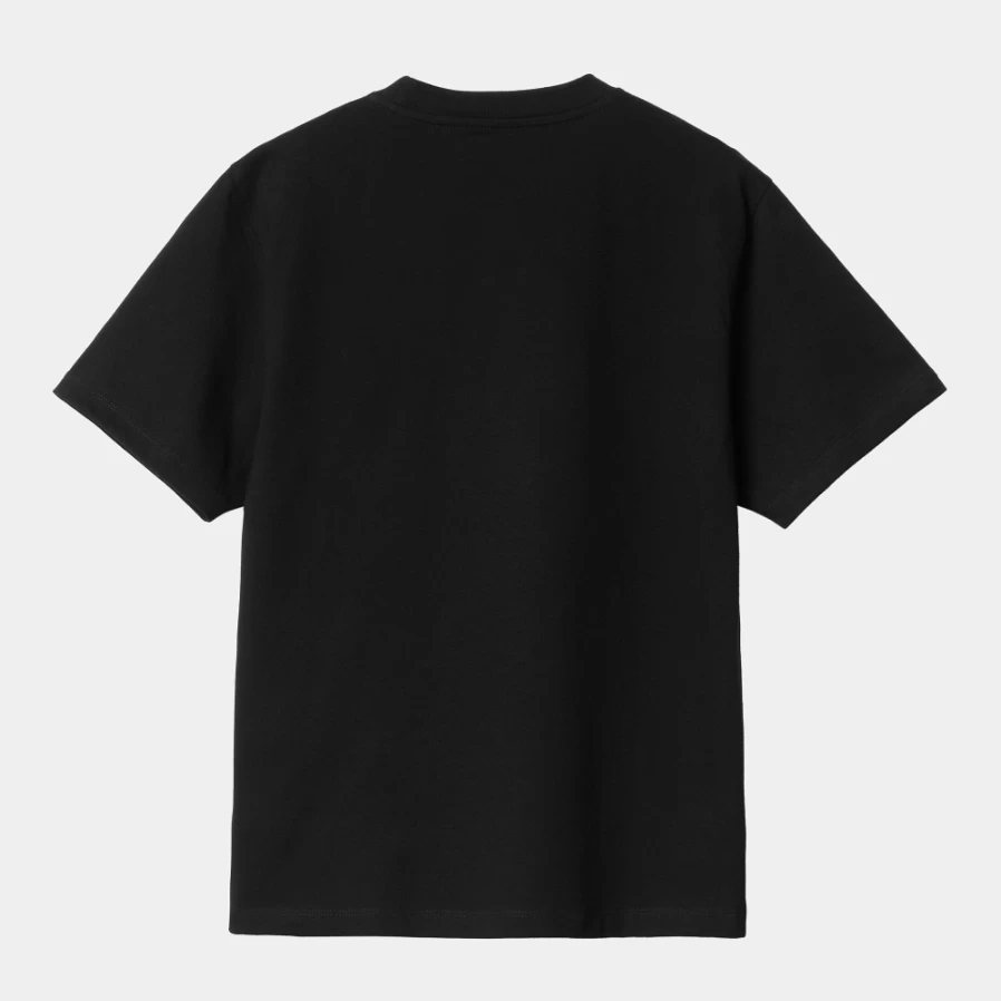 Carhartt WIP Women's Black Short Sleeve Pocket T-Shirt