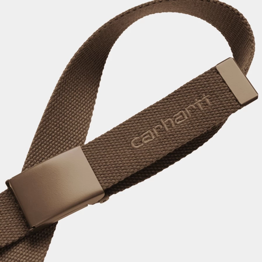 Carhartt WIP Script Belt in Tamarind - Stylish Tonal Webbing Belt for Men