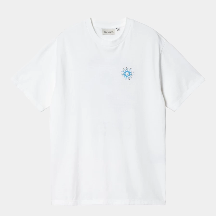 Carhartt WIP Women's White Short Sleeve Splash T-Shirt