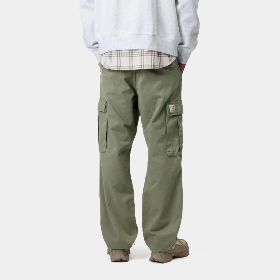 Carhartt WIP Men's Regular Cargo Pants in Dollar Green - Durable Workwear & Streetwear