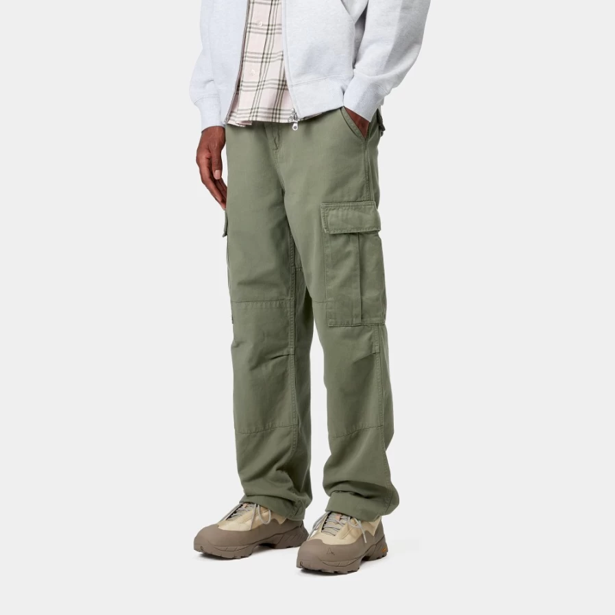 Carhartt WIP Men's Regular Cargo Pants in Dollar Green - Durable Workwear & Streetwear
