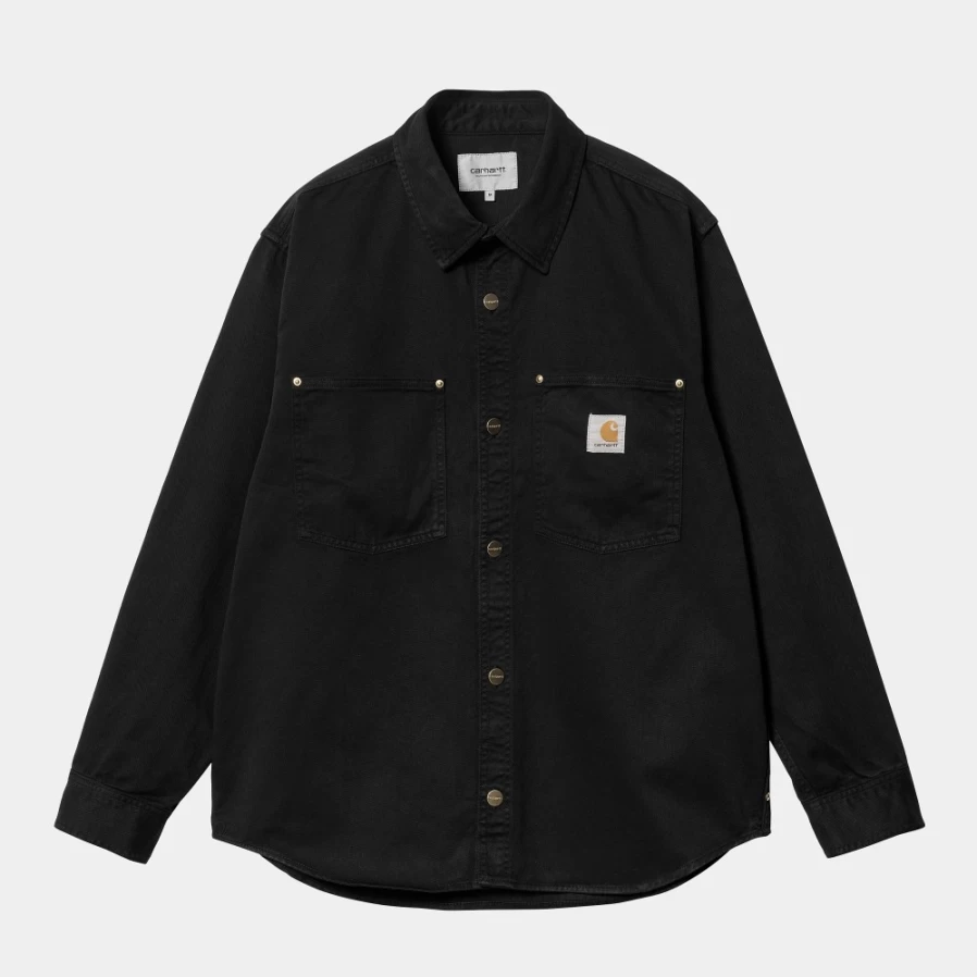 Carhartt WIP Men's Black Derby Shirt Jacket