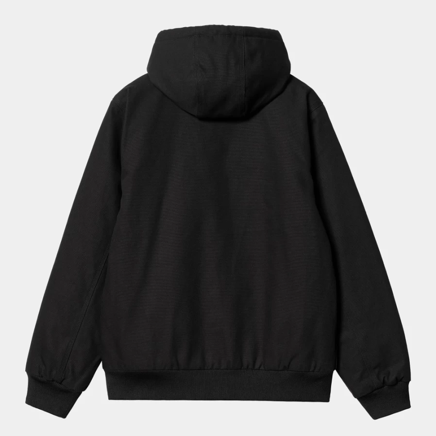 Carhartt WIP Men's Active Jacket - Winter Water-Resistant Black Outdoor Coat