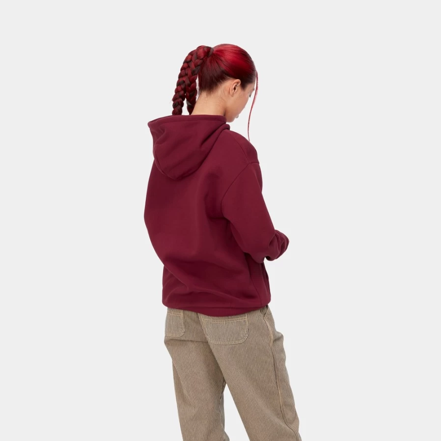 Carhartt WIP Women's Corvina Hooded Collage Script Sweatshirt