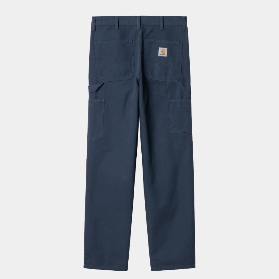 Carhartt WIP Men's Blue Double Knee Work Pants - Durable Denim Utility Trousers