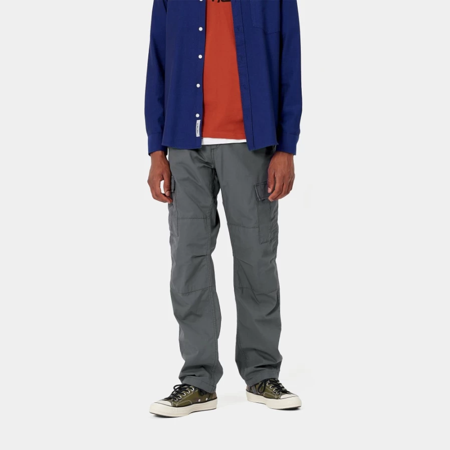 Carhartt WIP Men's Aviation Pant in Blacksmith - Durable Workwear Trousers
