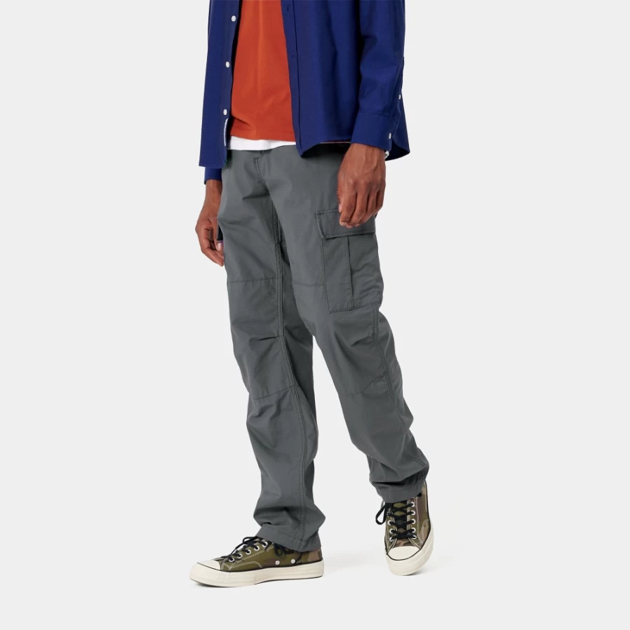 Carhartt WIP Men's Aviation Pant in Blacksmith - Durable Workwear Trousers