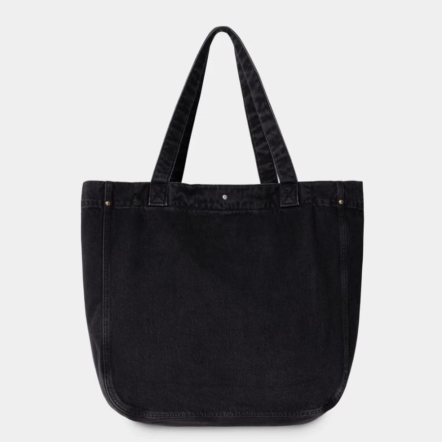 Carhartt WIP Nash Tote Bag - Black Durable Canvas Carryall for Work & Everyday Use