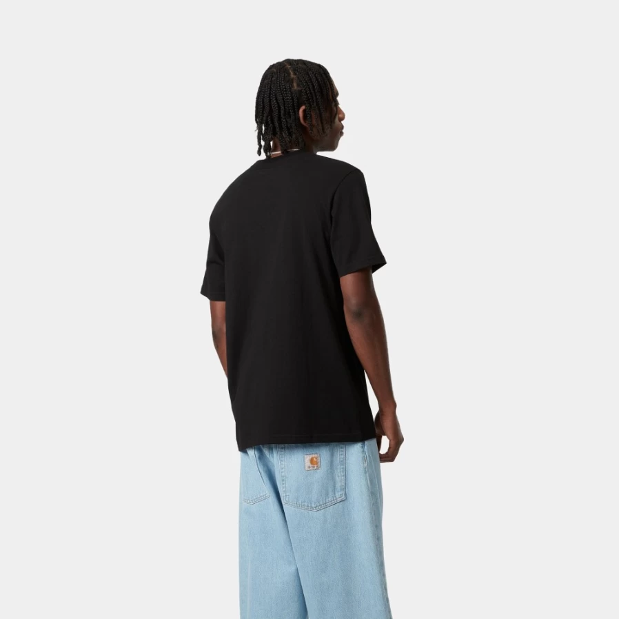 Carhartt WIP Men's Black Short Sleeve Pocket T-Shirt