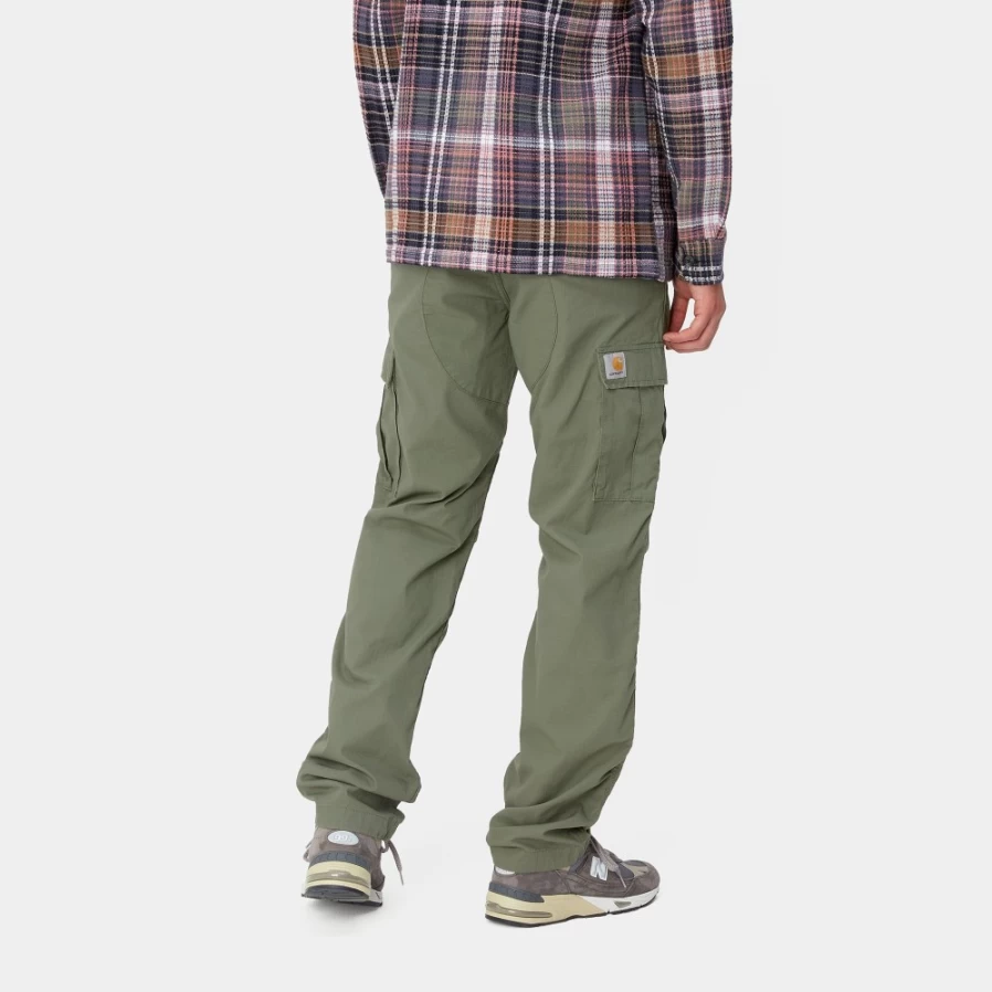 Carhartt WIP Men's Aviation Pant in Dollar Green - Durable Workwear Trousers