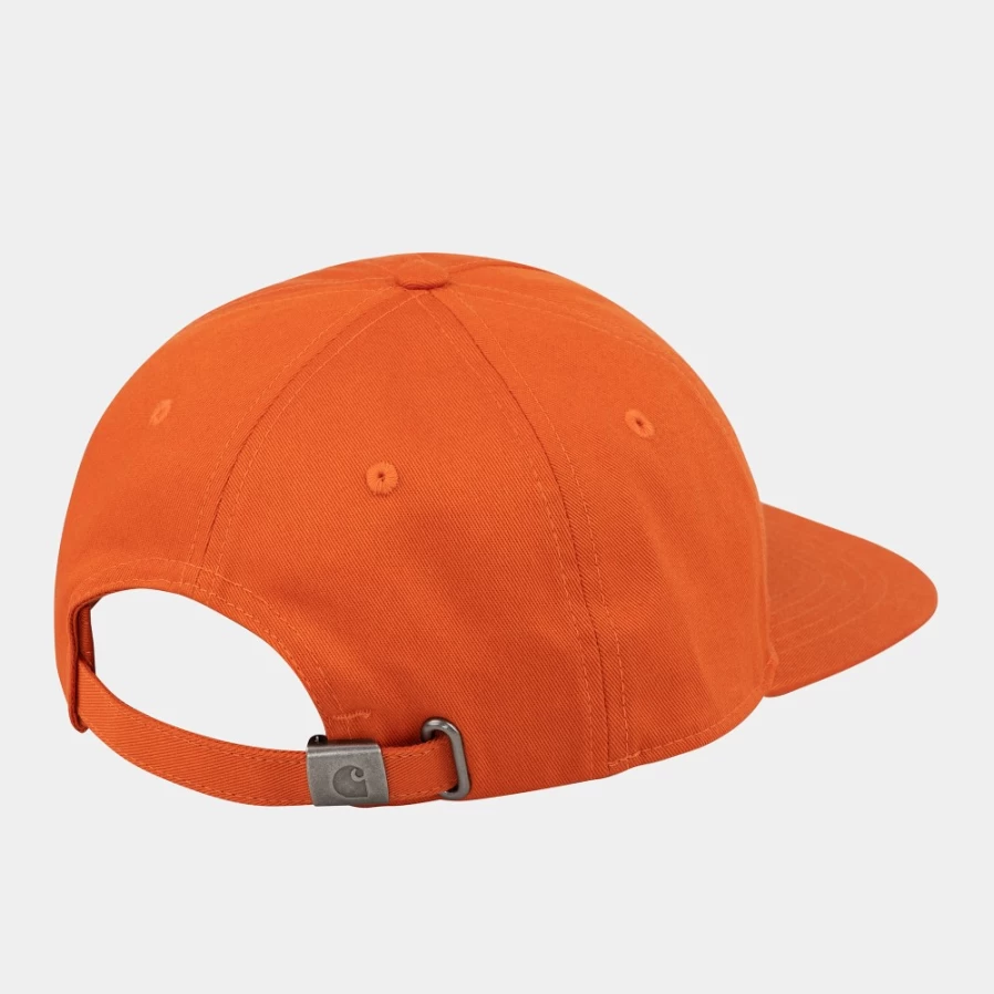 Carhartt WIP Liquid Script Cap in Kumquat Color - Stylish & Comfortable Baseball Hat