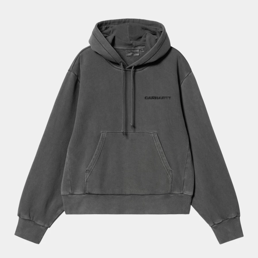 Carhartt WIP Women's Black Hooded Akron Sweatshirt