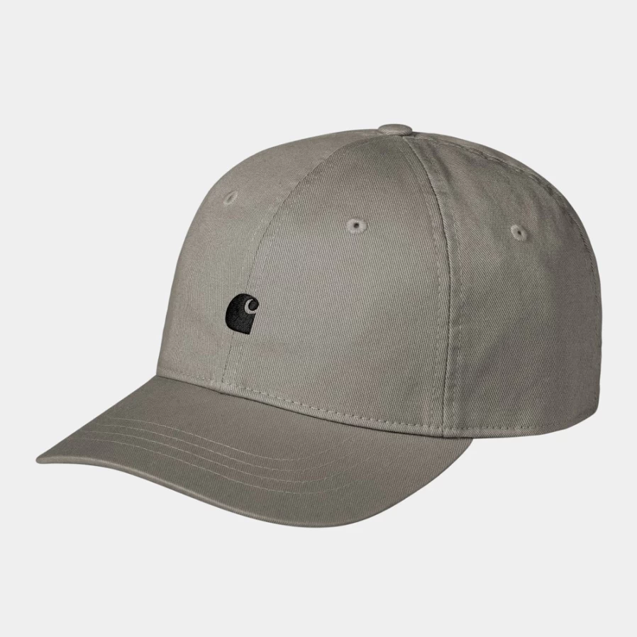 Carhartt WIP Madison Logo Cap in Marengo & Black - Stylish Baseball Hat for Men & Women